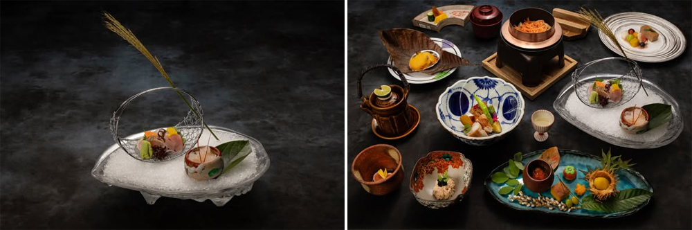 秋之色彩，映照在瑠璃之中