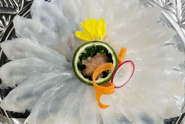 遠州灘天然虎河豚白子，絕佳美味！